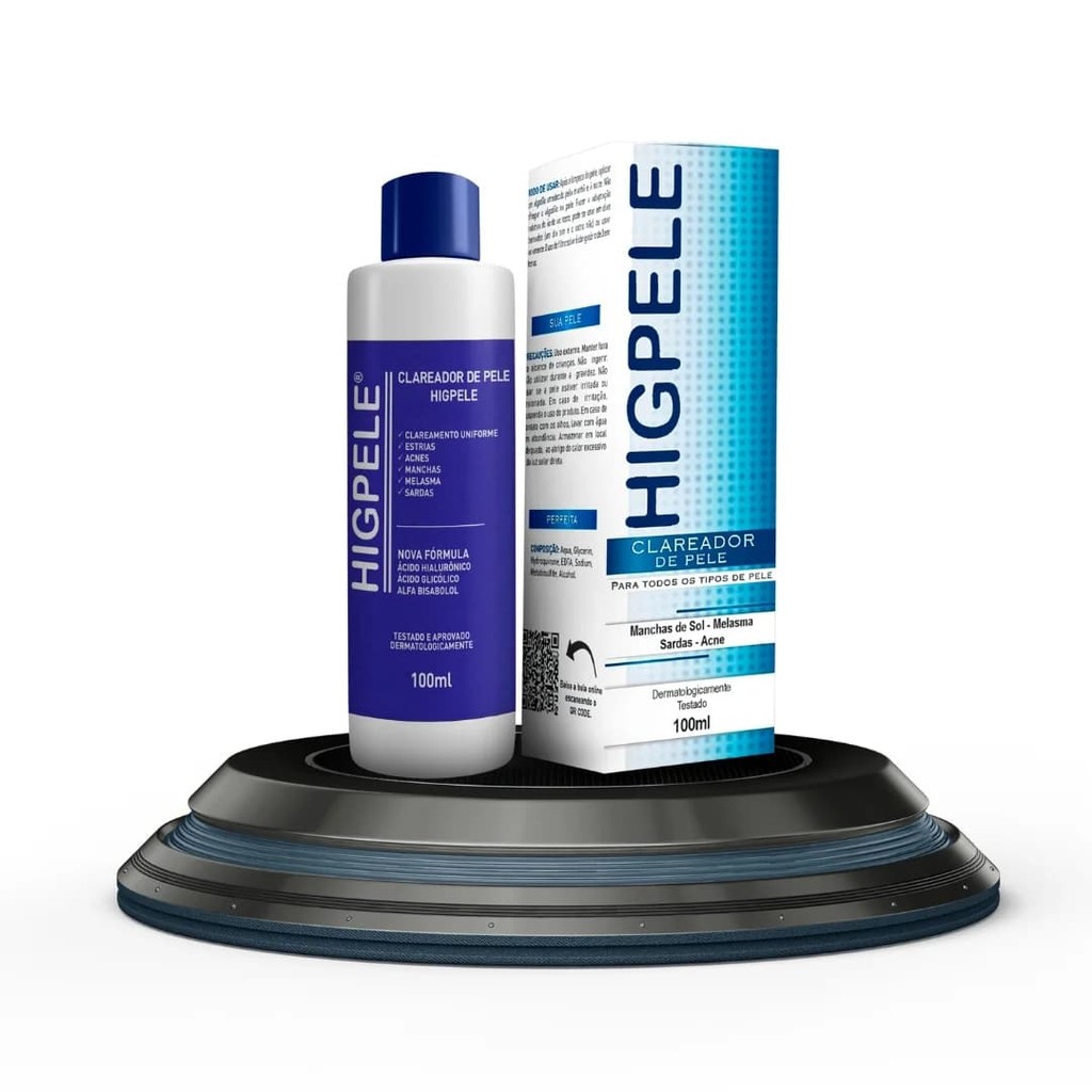 HIGPELE CLAREADOR  - 100ML em Oferta na Shopee