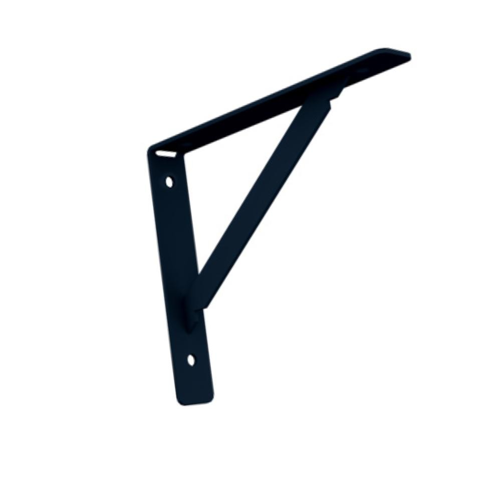 Cantoneira Mão Francesa Preta New 30 cm  Presto para Estante em Oferta na Shopee