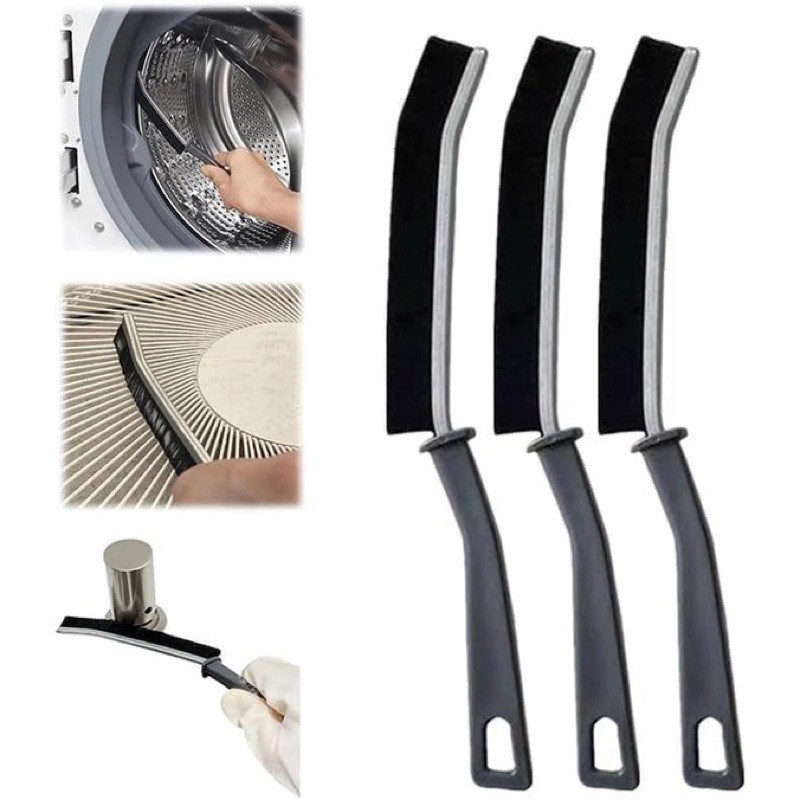 Escova De Limpeza Multifuncional Limpa Cantos, Frestas, Trilhos - Universal para Banheiro e Janelas em Oferta na Shopee