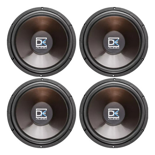 2 PARES ALTO FALANTES SUBWOOFER A300 12 POLEGADAS 300W RMS 4 OHMS DK AUDIO