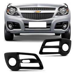 Par Grade Moldura Farol Milha Montana Com Furo 2011 2012 A 2019
