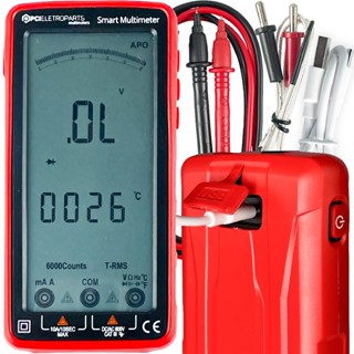 Multímetro Recarregável USB Lcd Digital Profissional Aviso Sonoro em Oferta na Shopee