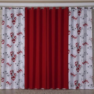 Cortina sala e porta em Oxford 3.00x2.80 mista em Oferta na Shopee