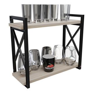 Prateleira 15x45cm Estilo Industrial Medidas Plastico Maciço em Oferta na Shopee