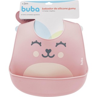 Babador de Silicone Buba Gumy c/1 Rosa em Oferta na Shopee