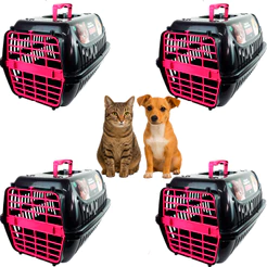 Kit 4 Caixa de Transporte Gato N1 Bolsa de Transporte Cachorro Coelho Porte Pequeno