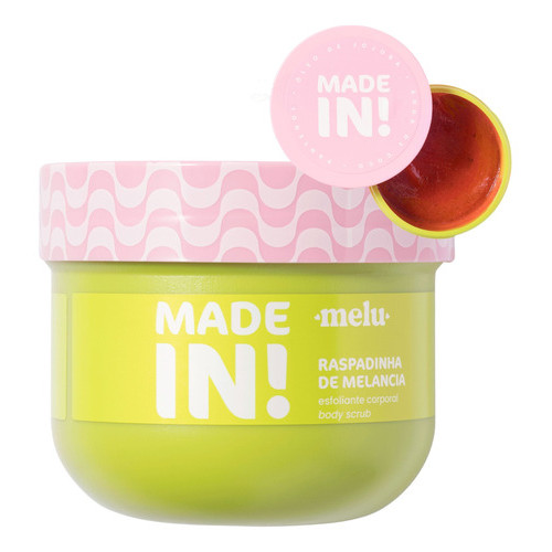 Esfoliante Corporal Melu Made In Raspadinha De Melancia 180g em Oferta na Shopee