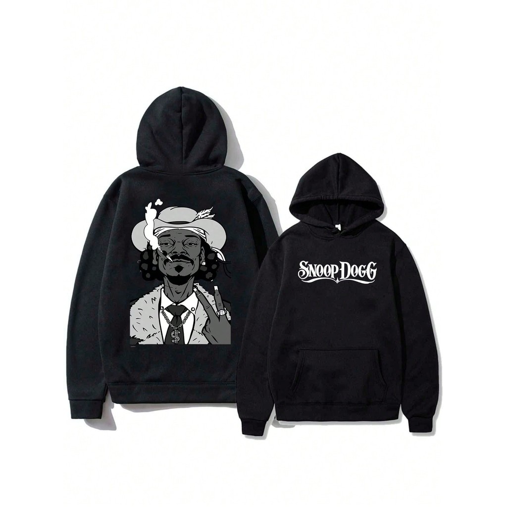 Moletom Snoop Dogg Blusa de Frio Streetwear Lançamento Casaco Algodão Quentinho Blusão Flanelado Moleto