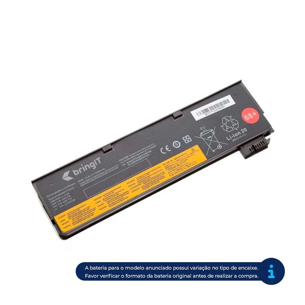 Bateria para Notebook Lenovo ThinkPad T460 | 4400 mAh - Computers & Accessories