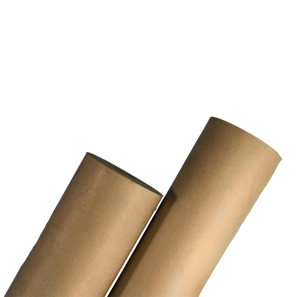 Bobina Papel Semi Kraft 40Cm C/2Un Embalagem Lanche Açougue Artesanato Floricultura Papel Rolo