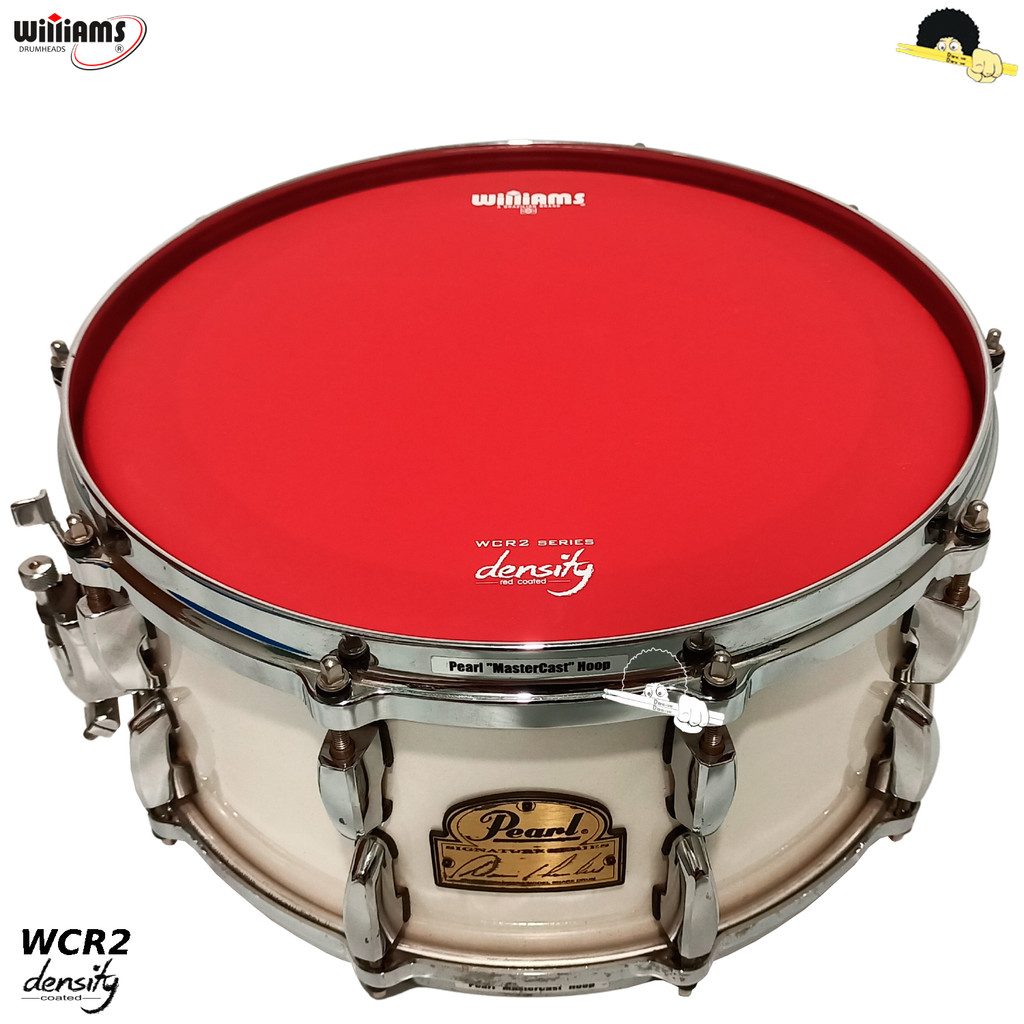 Pele para Caixa/Surdo Williams Density - WCR2 Duplo filme Coated RED 14