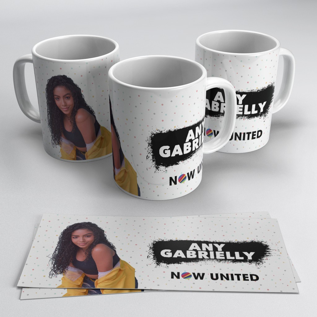 Caneca personalizada now united | Any Gabrielly | lindo presente