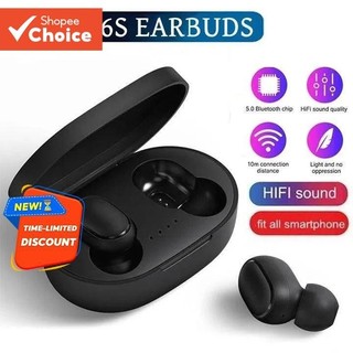 A6S Fones De Ouvido TWS Sem Fio Bluetooth Fone Com Cancelamento De Ruído Esportes Jogos E…