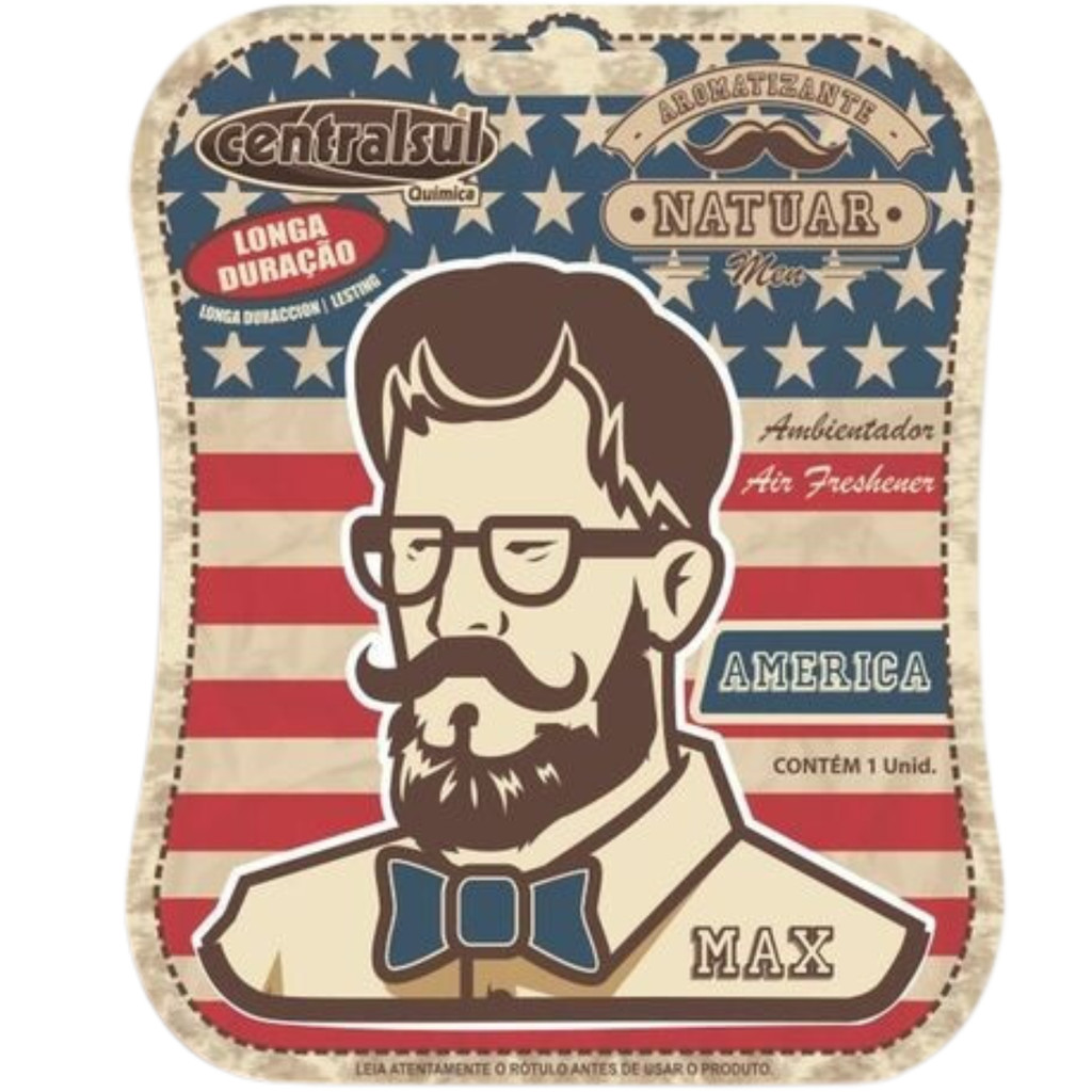 Aromatizante Miniatura Max America 45ml – Cheirinho Forte e Duradouro para Carros e Ambientes