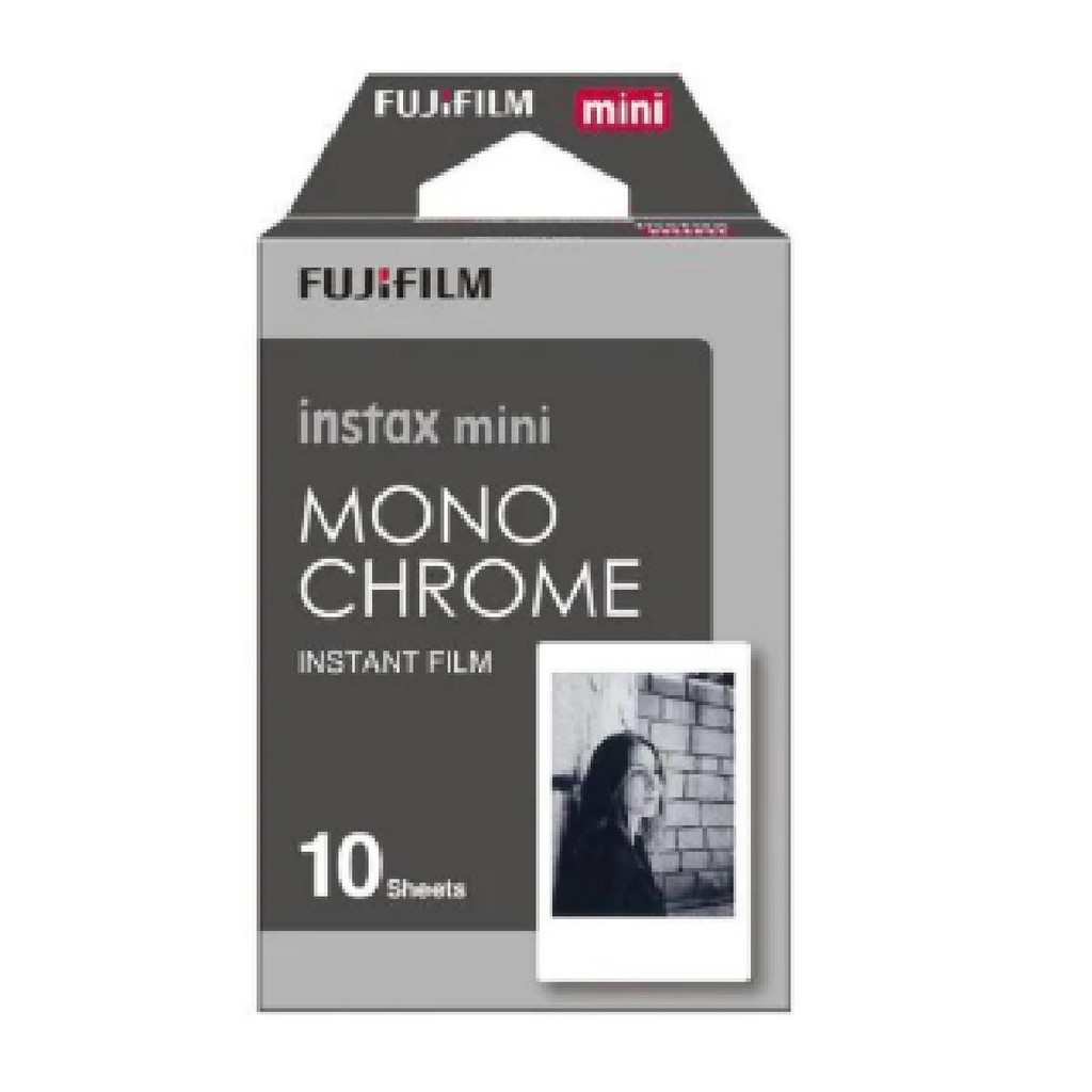 Filme Instax Mini Monochrome com 10 Fotos, Fujifilm