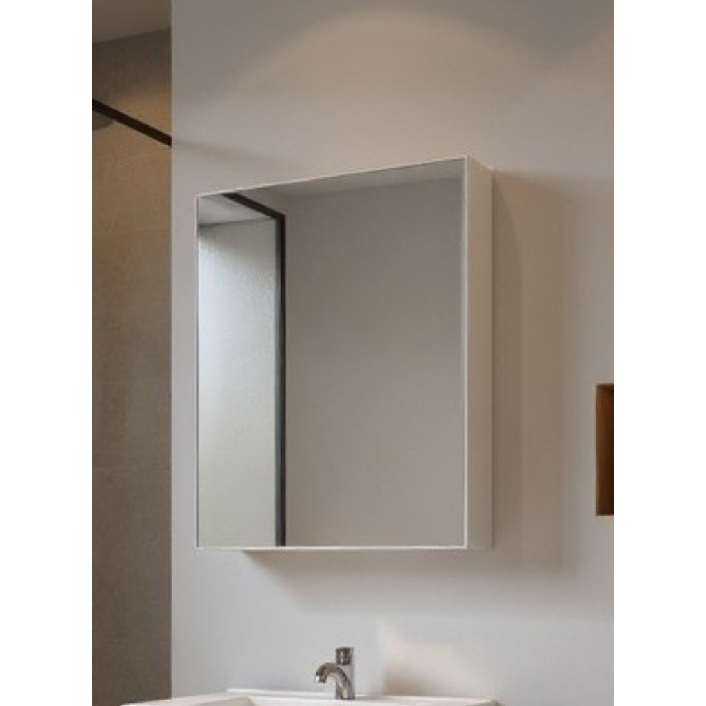 Armário para Banheiro com Espelho 60cm Mdf Branco - On Móveis em Oferta na Shopee