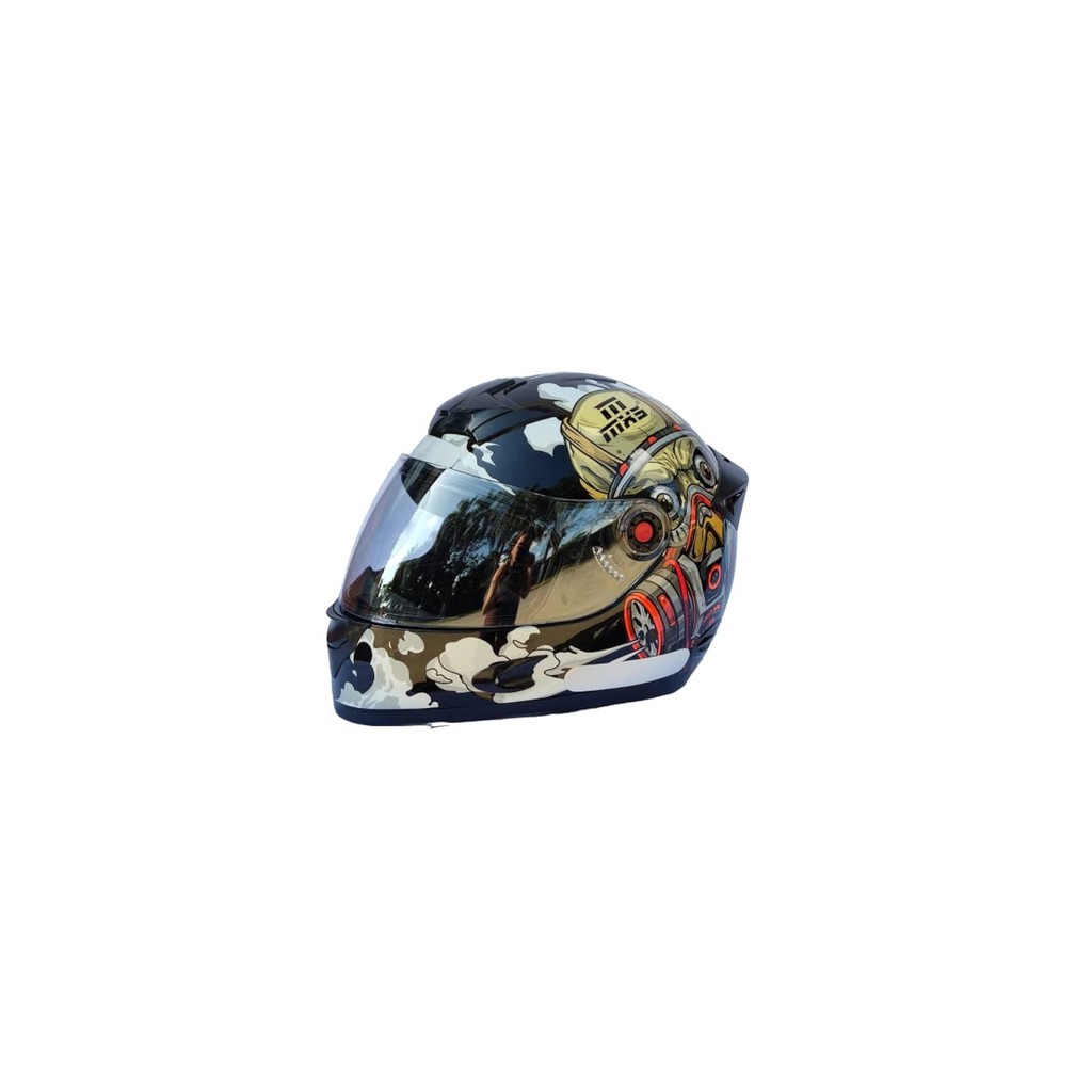 CAPACETE MIXS MX5 VIRUS BRILHANTE