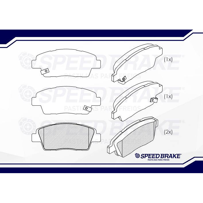 Pastilha Freio  Hb20 Sedan 1.0 2011 Até 2016 Original Seed Brake