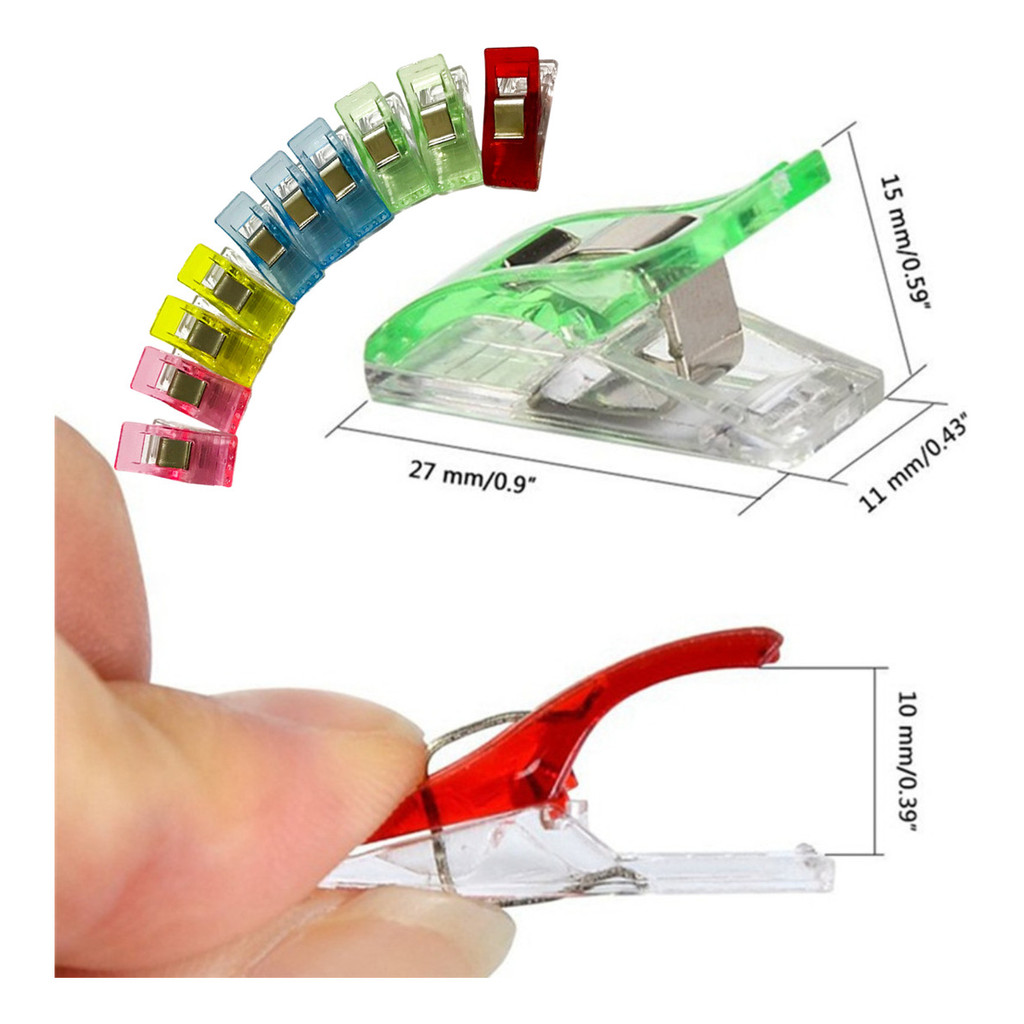 50 Clips Pregador Prendedor Para Costura Patchwork Quilting Artesanato Decoração Mini Prendedor Newz