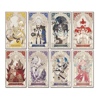 8 Pçs/Set Linha Arte Anime Cartão Laser Tribios Castorice Mydei Cifra Anaxa Phainon Aglaea Hyacina Co em Oferta na Shopee