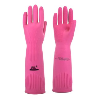 Luva Latex Volk Sem Forro Ranhurada Rosa CA 36368 em Oferta na Shopee