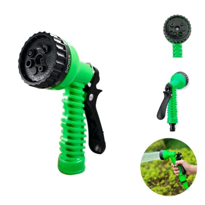 Esguicho Mangueira com 7 Jatos para Mangueiras Verde Com Preto Para Utilizar Como Quiser Startools em Oferta na Shopee