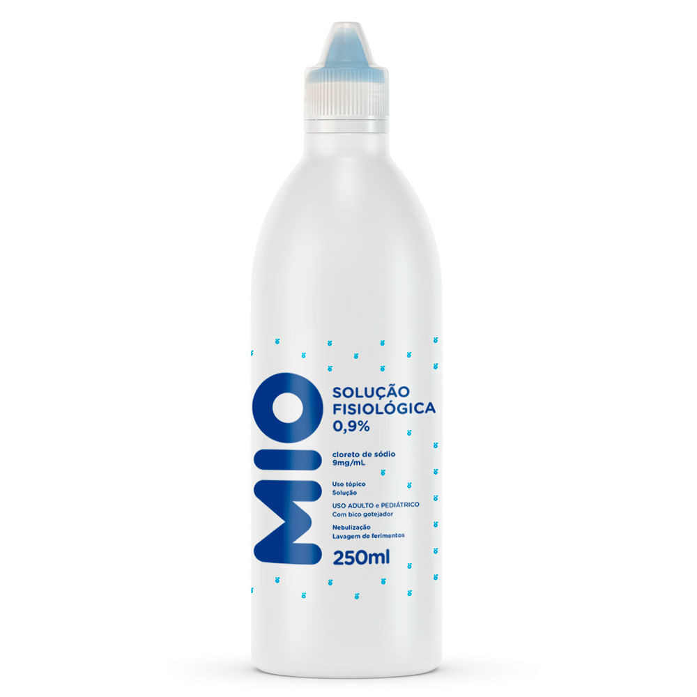 Soro Fisiológico 0,9% Mió com 250ml - Health