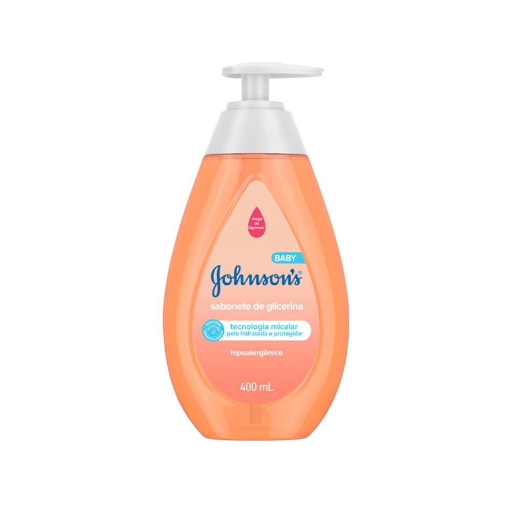 Sabonete Líquido de Glicerina Johnson's Baby 400ml - Mom & Baby