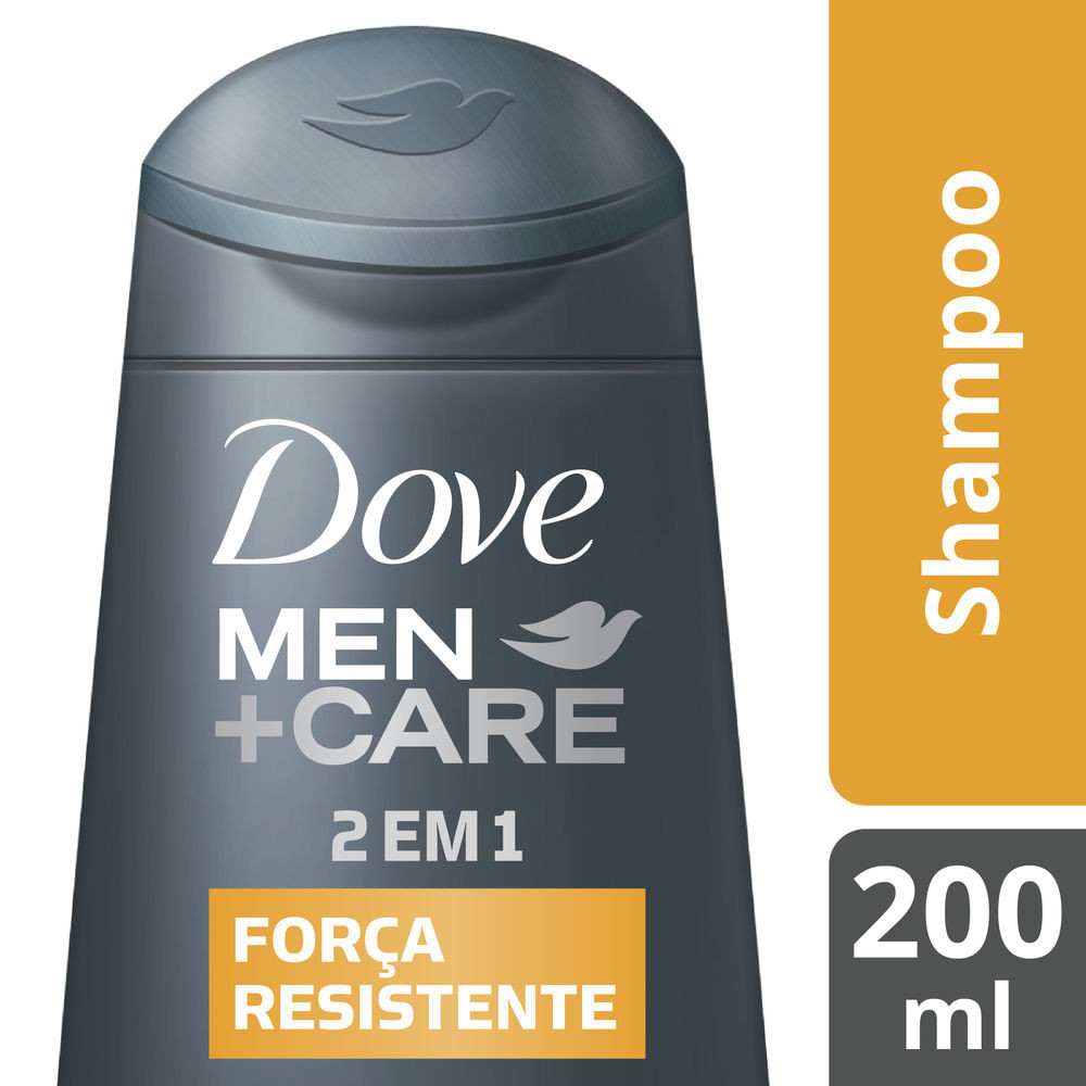 Shampoo 2 em 1 Dove Men Care Força Resistente 200ml - Beauty