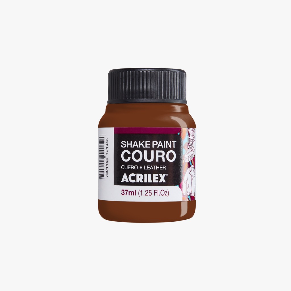 Tinta para couro 37ml Acrilex - Caramelo em Oferta na Shopee