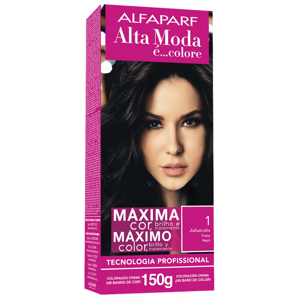 Tintura Creme Altamoda Alfaparf Jabuticaba 1 Kit - Beauty
