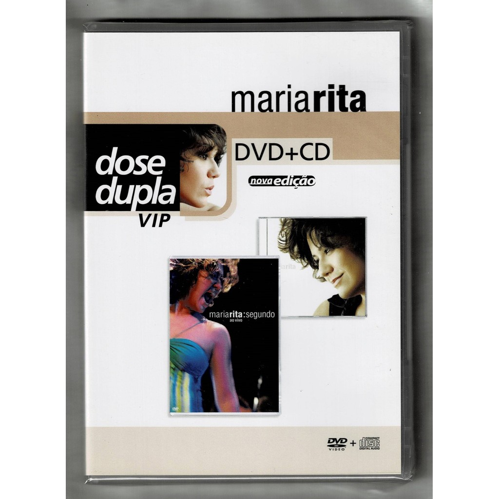 Maria Rita DVD + CD Segundo Dose Dupla Vip