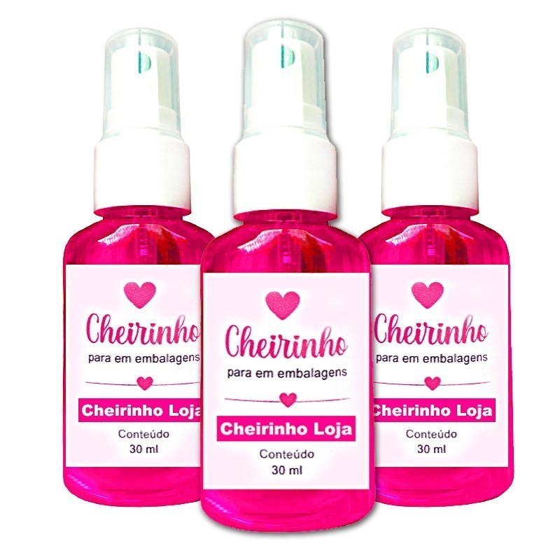Kit 3 Cheirinho para Pacotes, Encomendas , Caixas, Perfume, Embalagem, Cheiro da loja