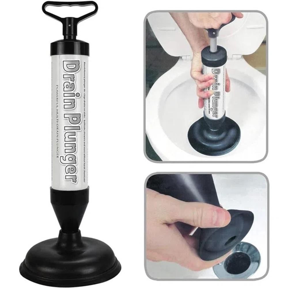 DESENTUPIDOR VASO ALTA PRESSAO AR SEMI PROFISSIONAL MANUAL SANITARIO PIA CANO DRENO BOMBA SUCCAO VENTOSA DUPLA SOLUCAO E