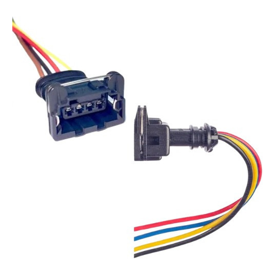 KIT 2un Plug Conector Chicote Farol Vectra 2000 Farol Duplo *