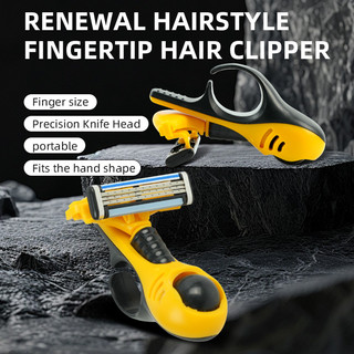 Máquina De Cortar Cabelo Portátil Navalha Rápida Careca Manual MINI Barbeador