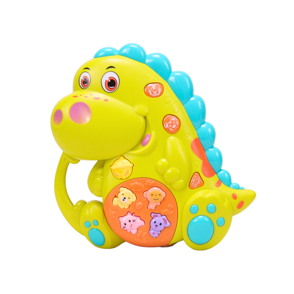 Brinquedo Teclado Infantil Dinossauro Musical Verde C/ Sons e luz - Castela em Oferta na Shopee