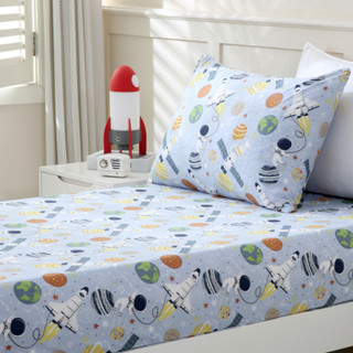 Jogo de Lençol Solteiro 2 Peças Percal 300 Fios Bambino em Oferta na Shopee