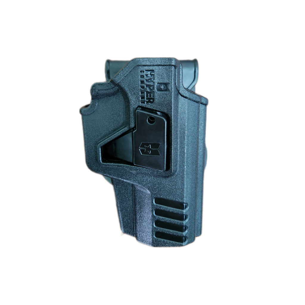 Coldre Externo Polímero Compatível com Pistola Beretta APX Destro Tático Preto Discreto