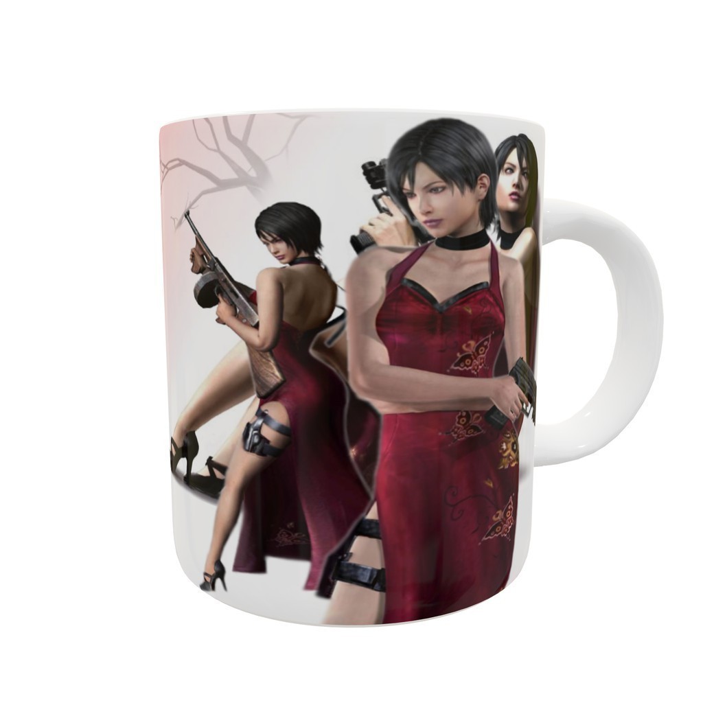 Caneca Resident Evil 4, Caneca Personalizada Porcelana 325ml, possível adicionar nome para presente.