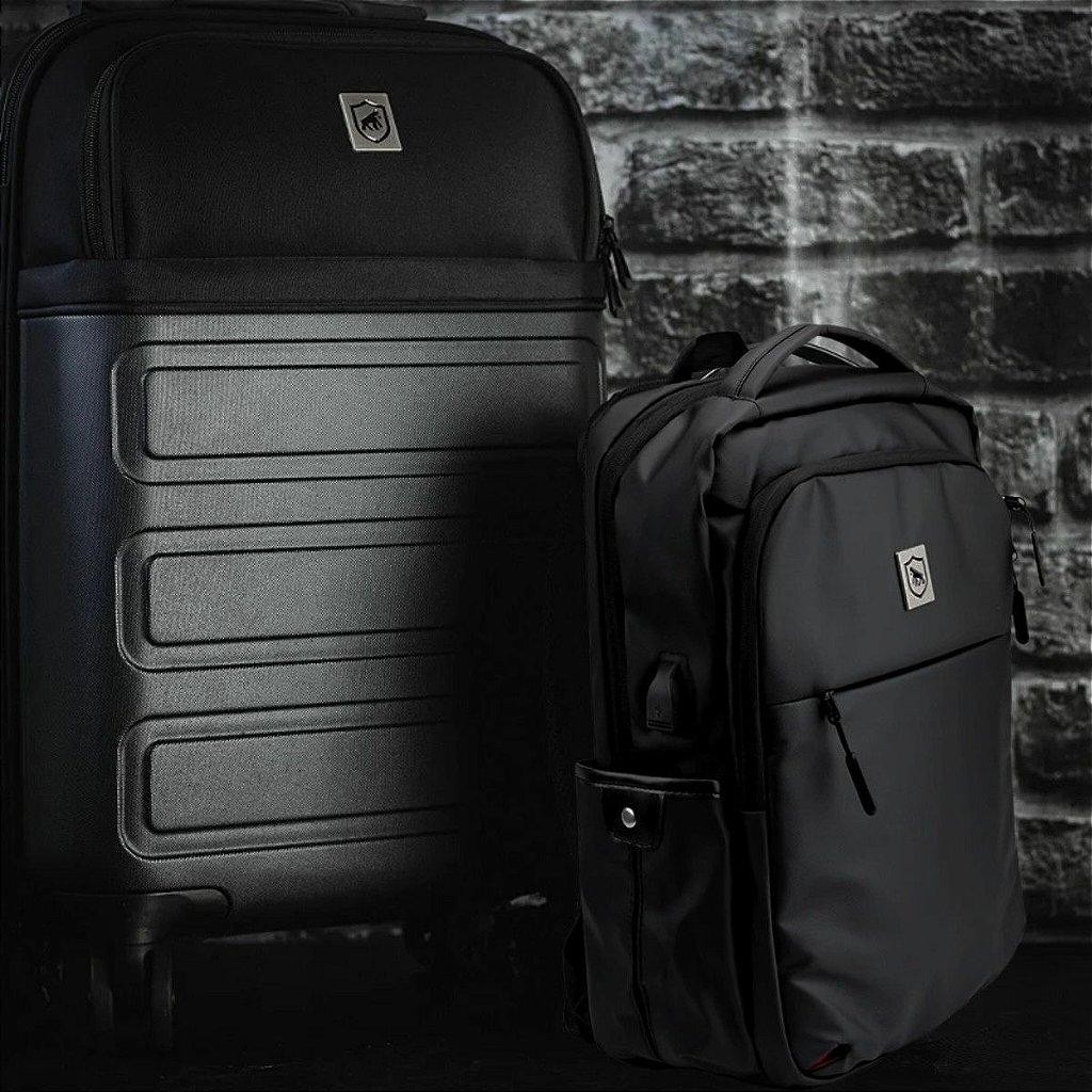 Mochila Guardian + Mala de Bordo para Viagem Armor - Gshield Mochila Guardian + Mala de Bordo para Viagem Armor - Gshield