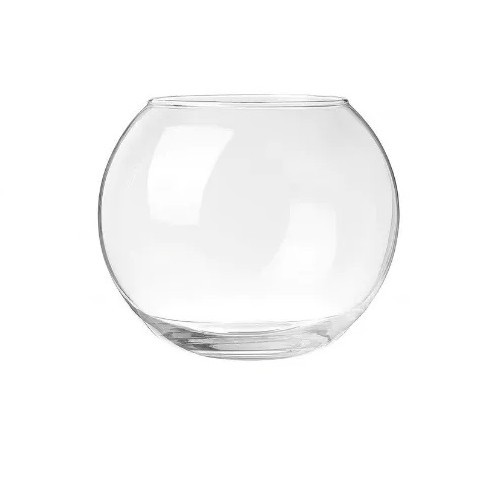 Kit 4 Vaso Redondo Aquário Vidro Terrário