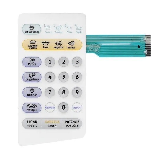 Membrana Teclado Microondas Electrolux ME18S Flat a Direita