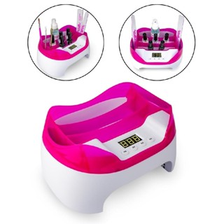 Cabine LED UV 110w 36 Leds Bivolt Unhas C/ Suporte Divisória Porta Produtos Manicure Unha Gel Nail em Oferta na Shopee