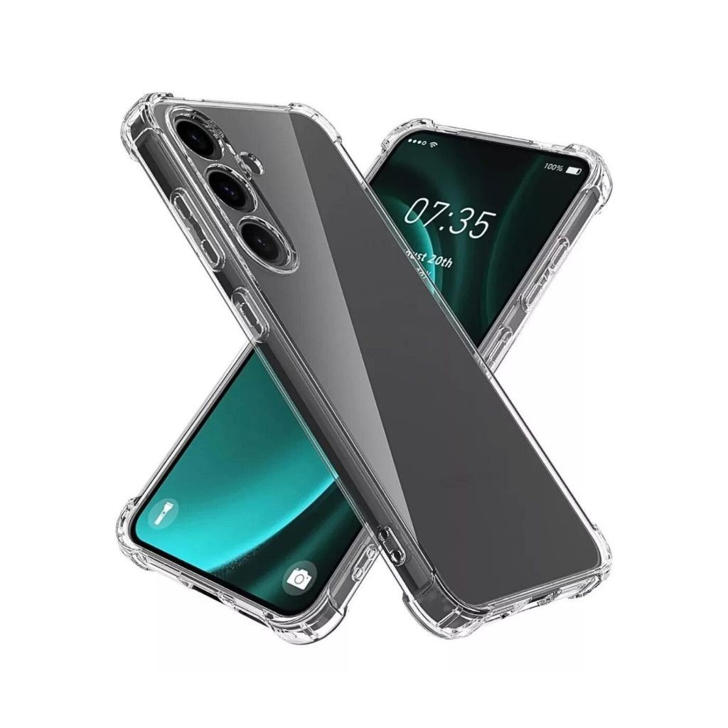 Crystal Capas - Capinha Transparente Anti Impacto para Samsung A04E,A04S,A14,A24,A34,A54,M14,M34,M54