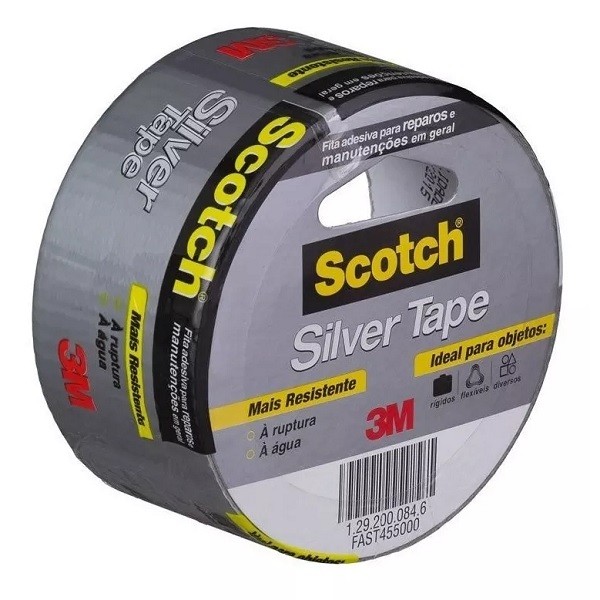 Fita Silver Tape 3M SCOTCH 45MM X 25M
