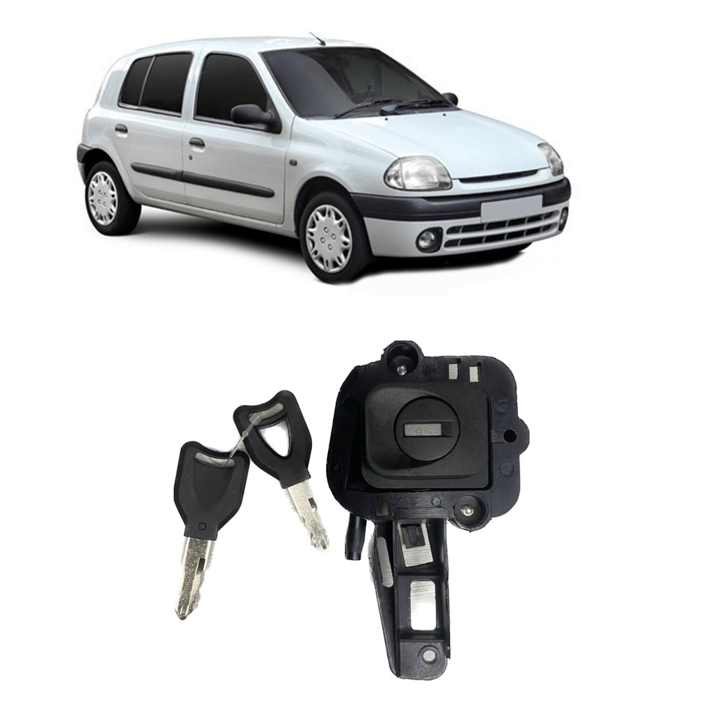 Cilindro Miolo Porta Mala Clio Hatch 1999 2000 2001 2002 em Oferta na Shopee