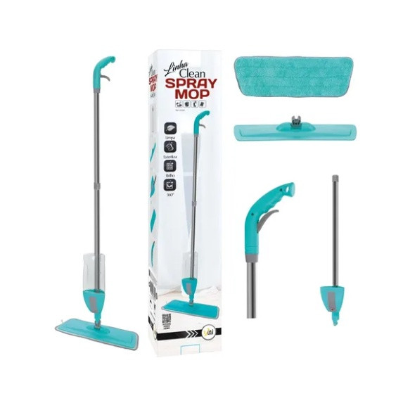 MOP Spray Rodo Esfregão com Reservatório Rodo Magico Limpa Seca Envio Imediato