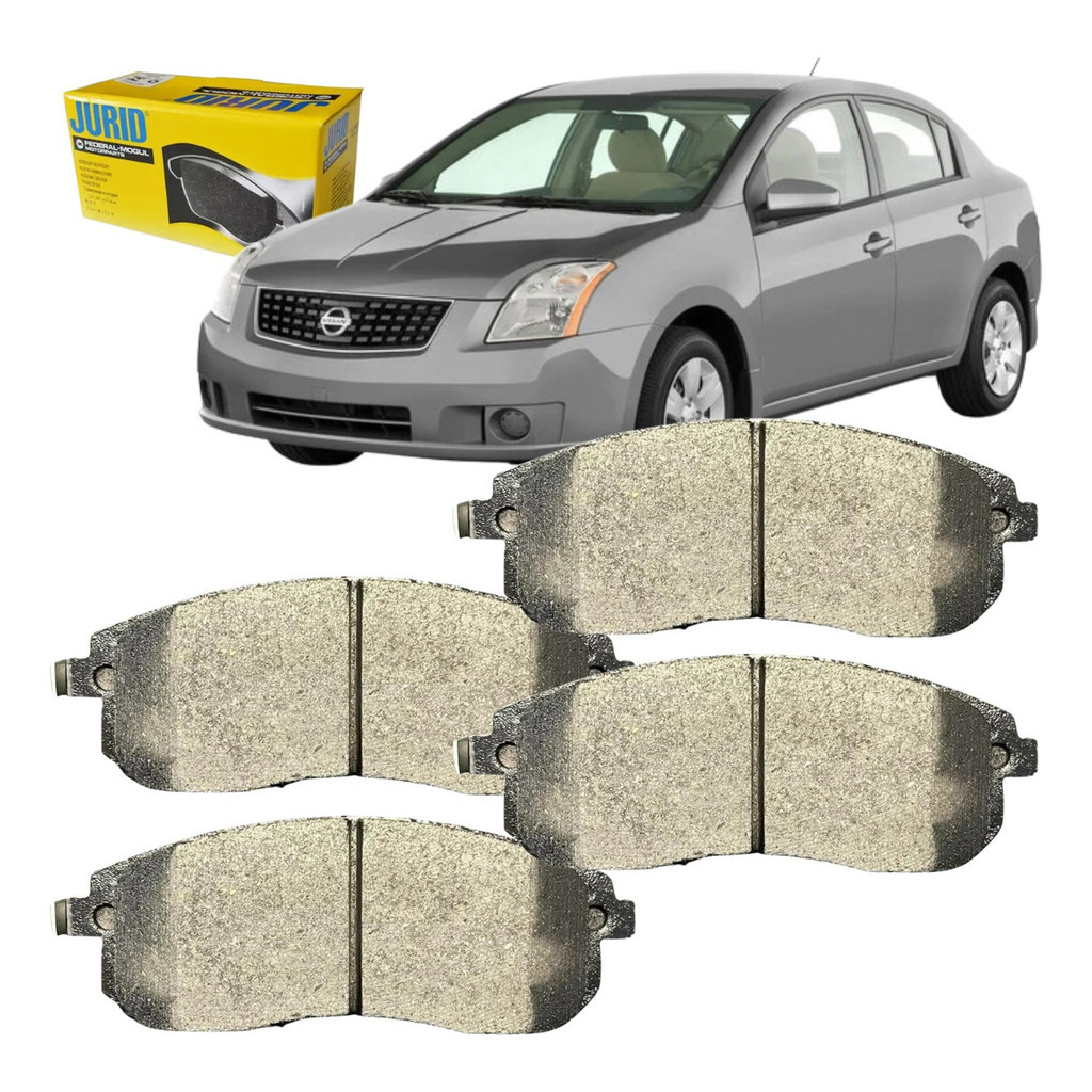 Pastilha De Freio Dianteiro Jurid Nissan Sentra 2003 A 2020