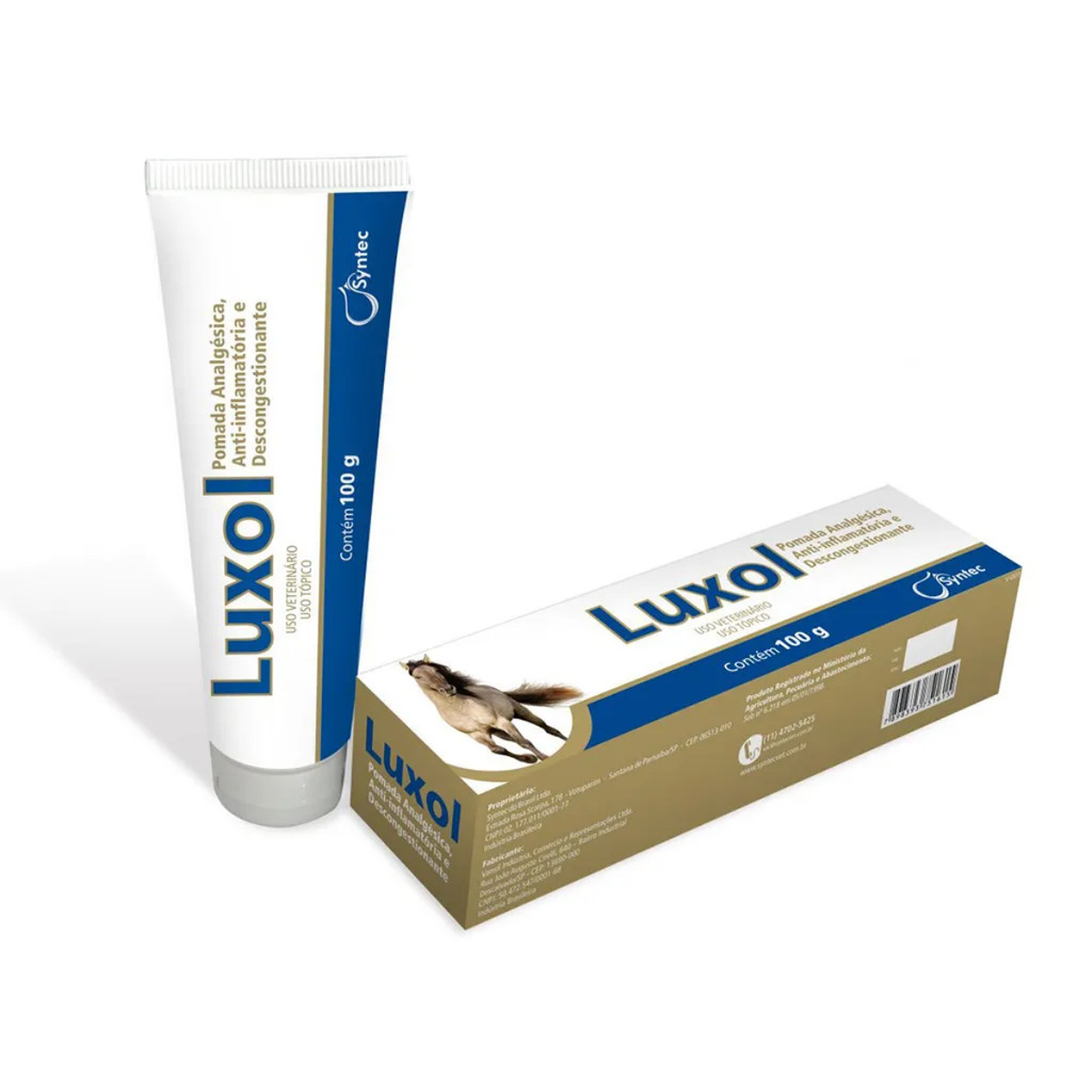 Luxol Syntec Pomada Anti-Inflamatória para Equinos - 100g